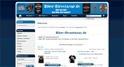 Desktop Screenshot of biker-streetwear.de